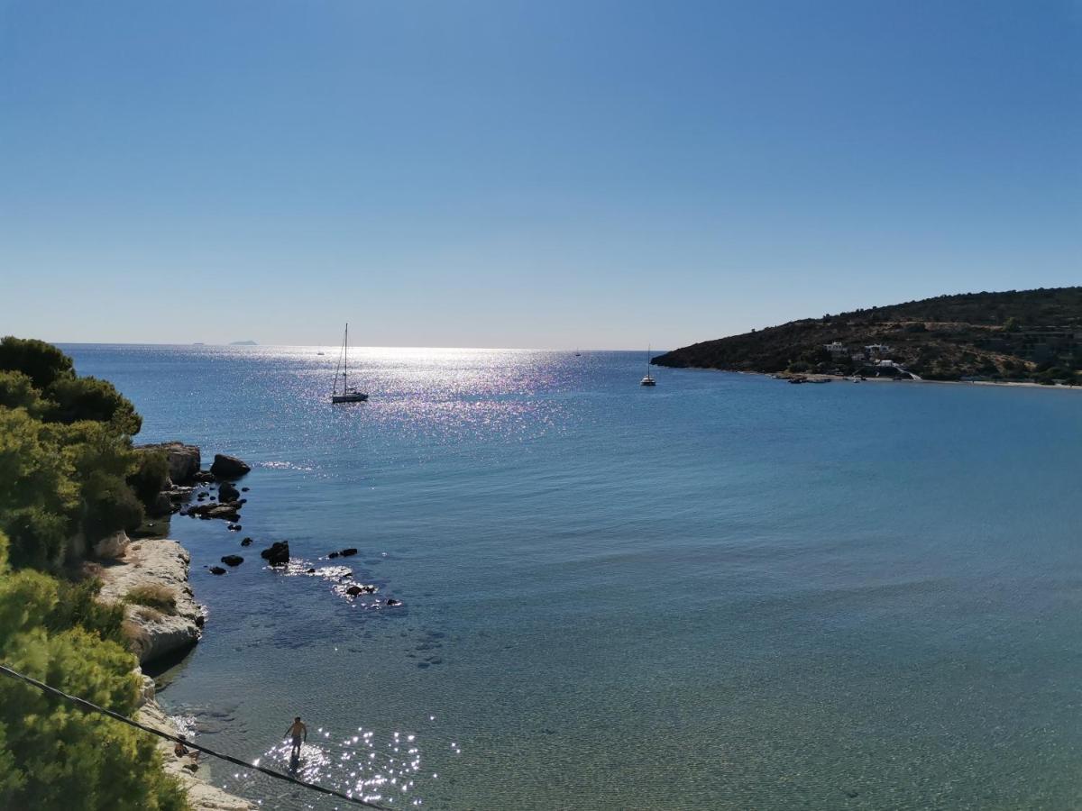 Sandy Beach Agia Marina  Esterno foto